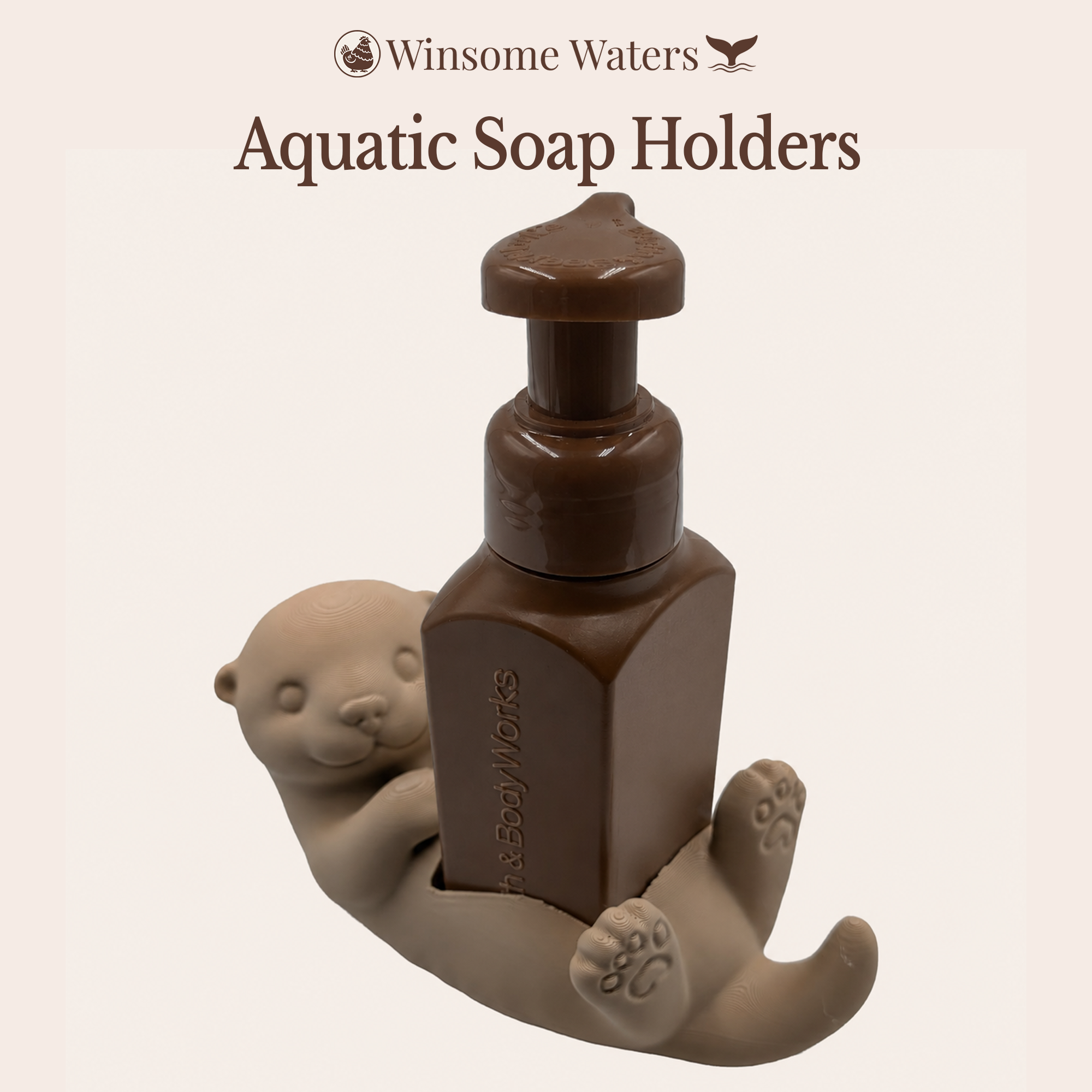 Winsome Waters Soap Holder Dispensers