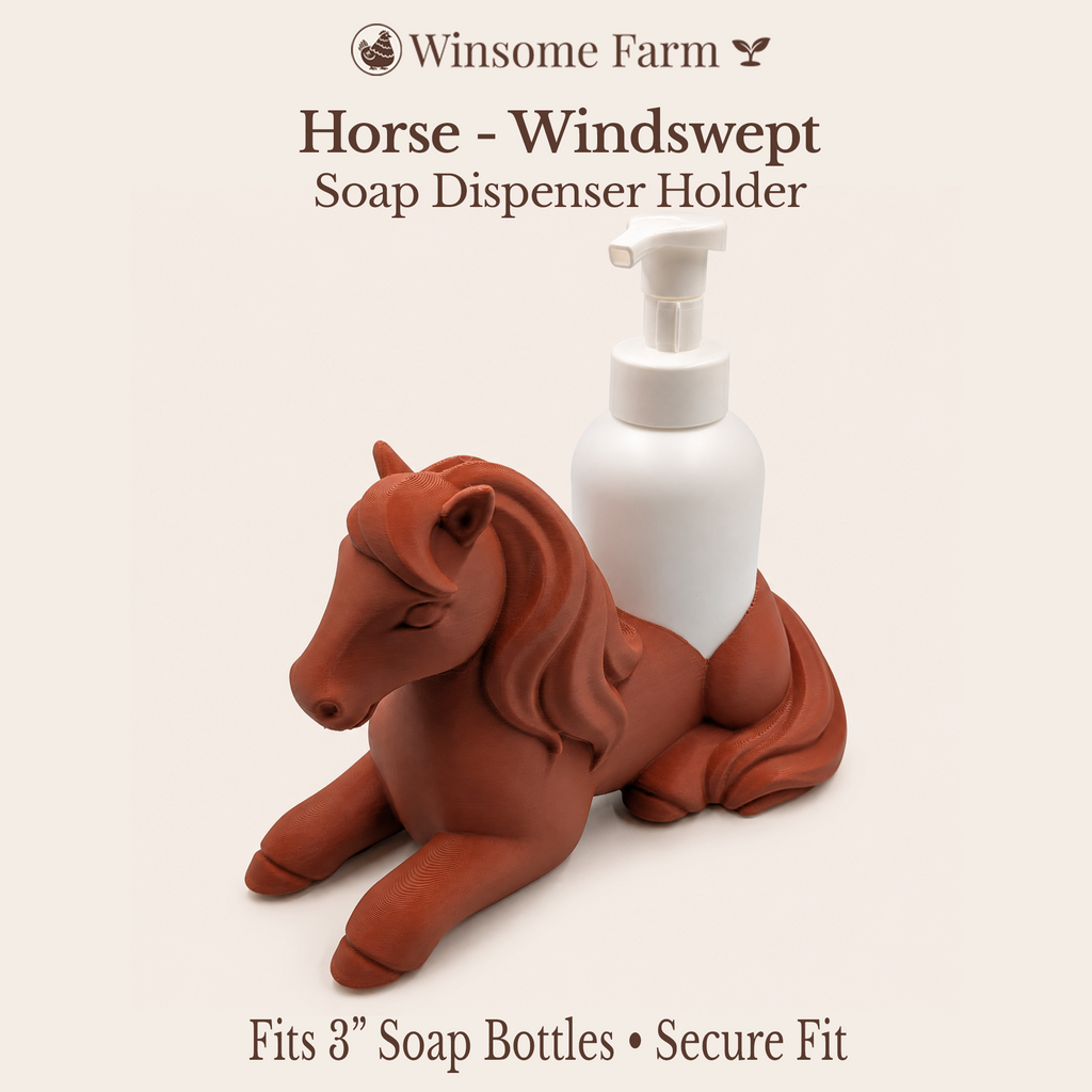 Horse - Windswept Universal Soap Holder - Winsome Farm