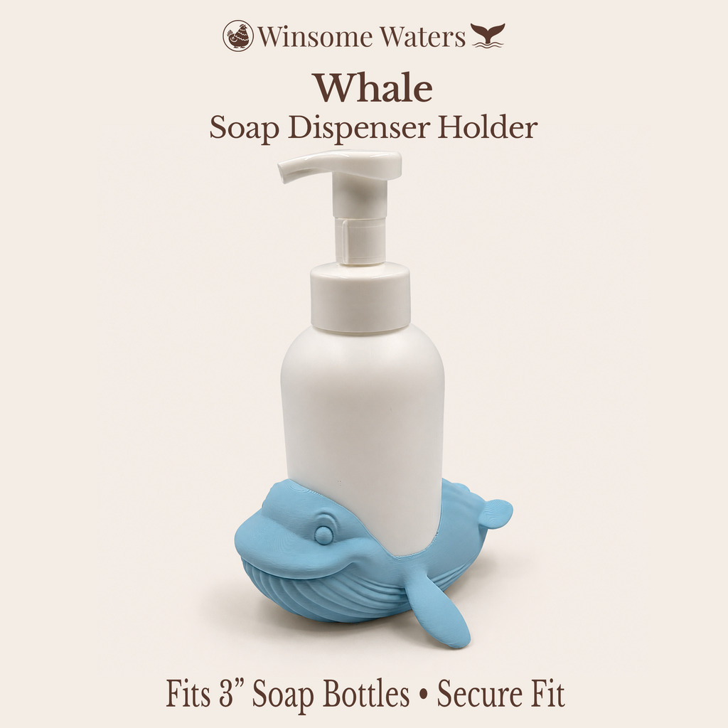 Whale Universal Soap Holder - Winsome Waters