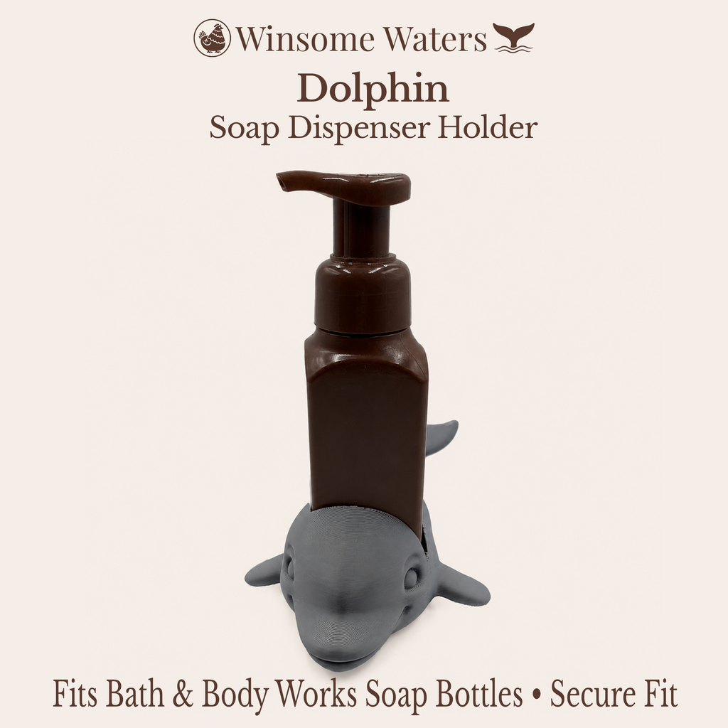 Dolphin - Winsome Waters Soap Dispenser Holder