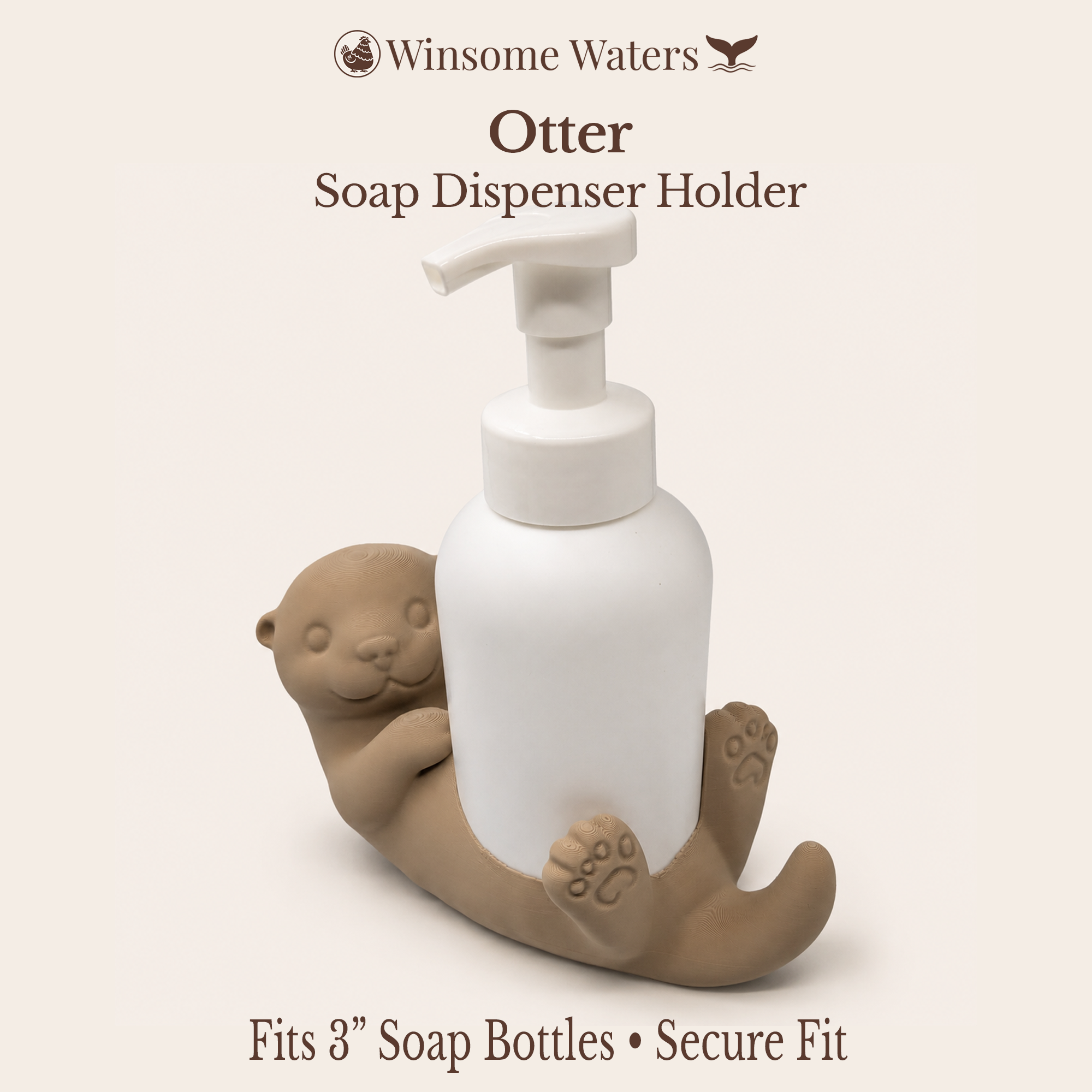 Otter Universal Soap Holder - Winsome Waters