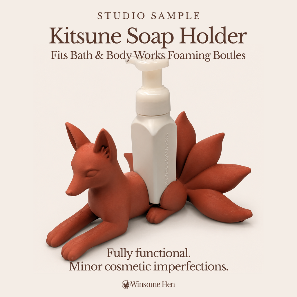 Kitsune Soap Holder - Winsome Whimsy - Studio Sample