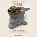 Dolphin Planter - Winsome Waters - Studio Sample