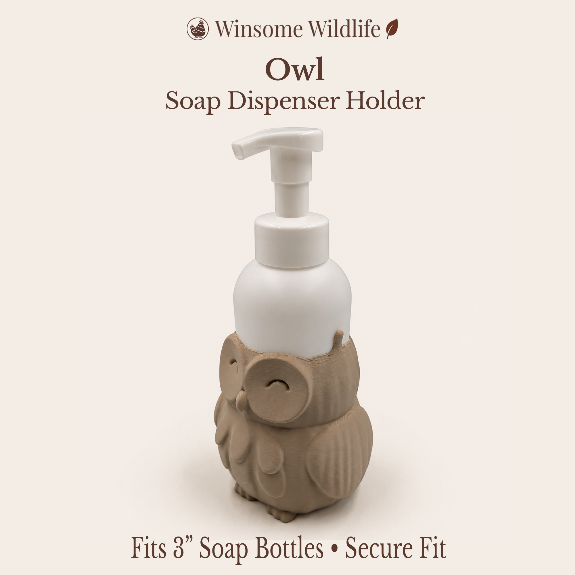 Owl Universal Soap Holder - Winsome Wildlife