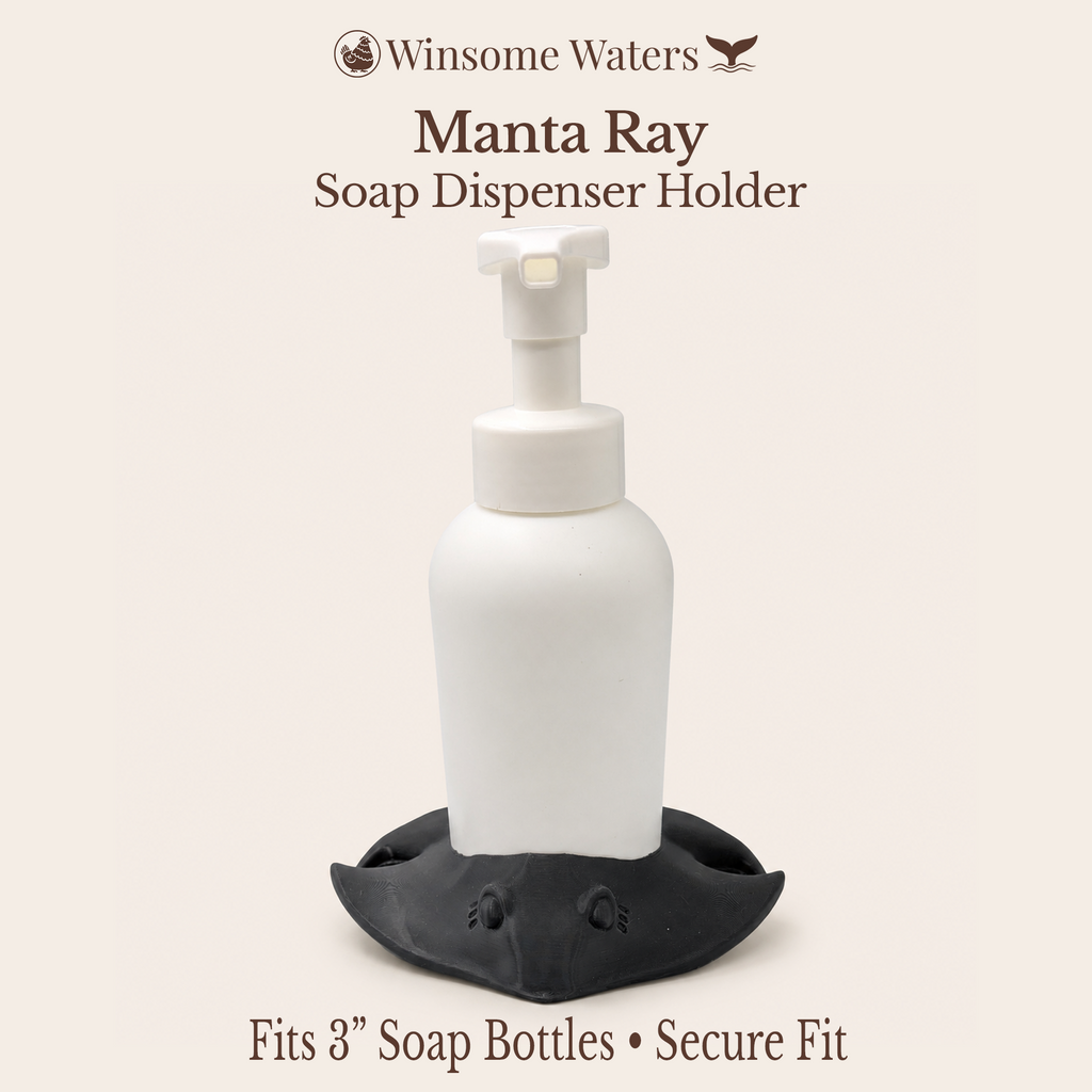 Manta Ray Universal Soap Holder - Winsome Waters