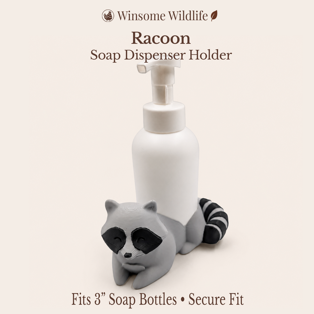 Raccoon Universal Soap Holder - Winsome Wildlife