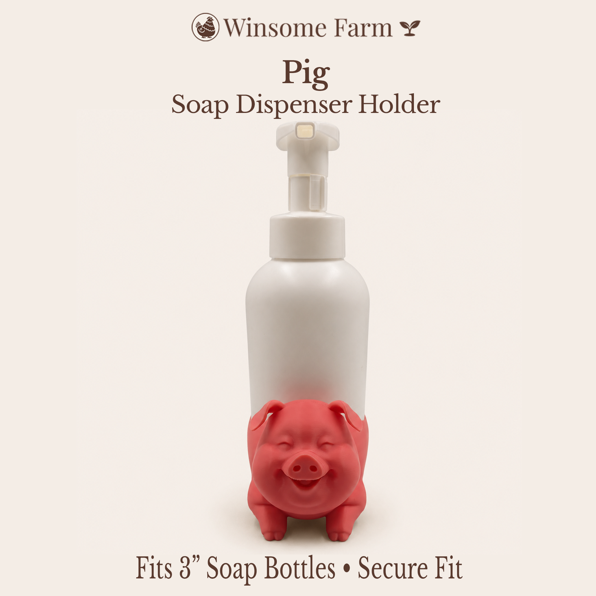 Pig Universal Soap Holder - Winsome Farm