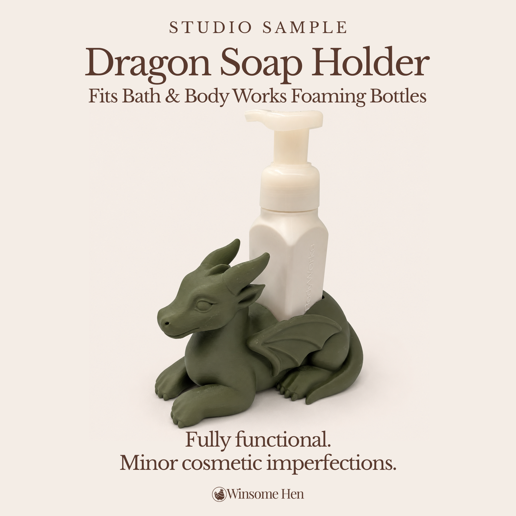 Dragon Soap Holder - Winsome Whimsy - Studio Sample