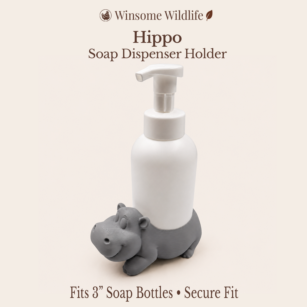 Hippo Universal Soap Holder - Winsome Wildlife