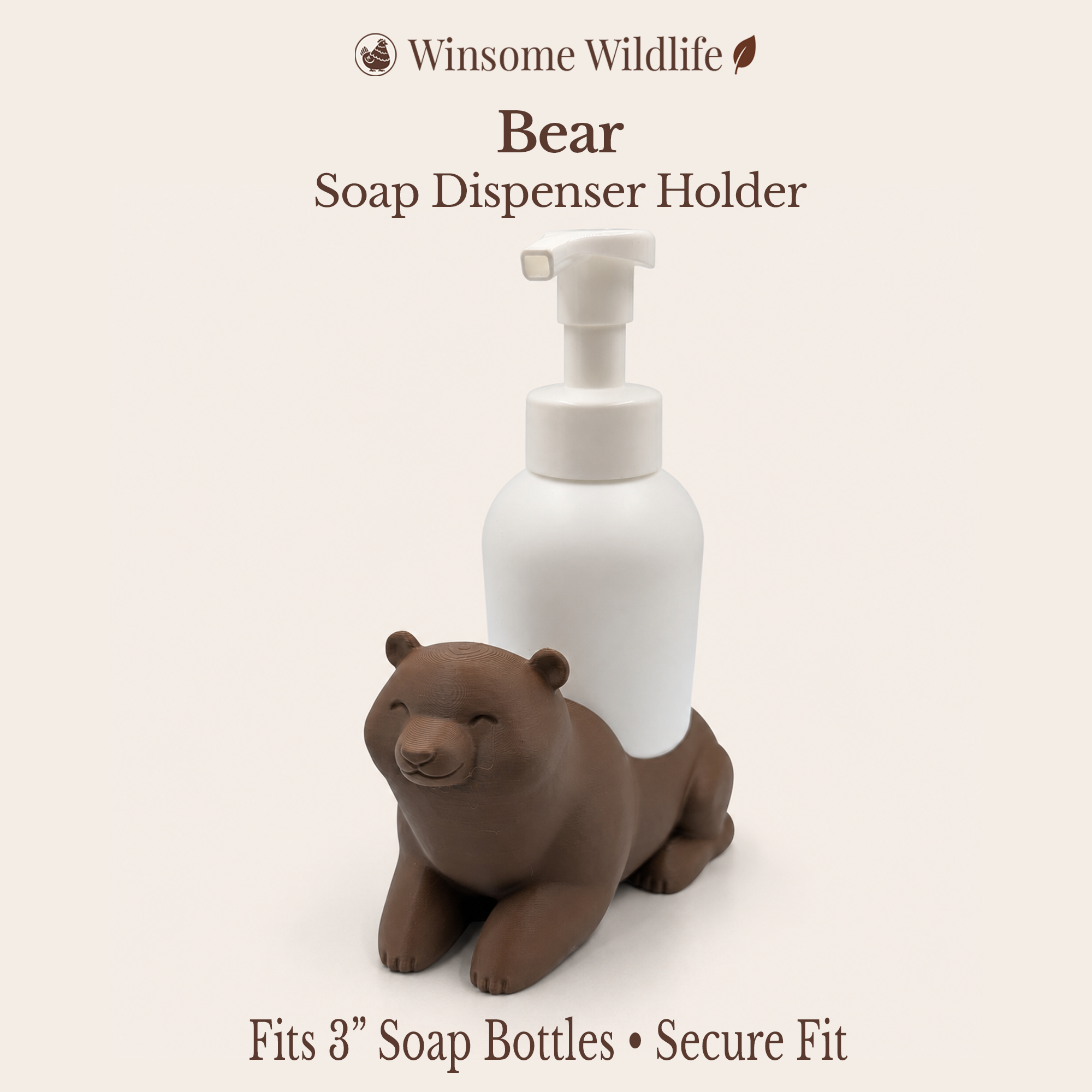 Bear Universal Soap Holder - Winsome Wildlife