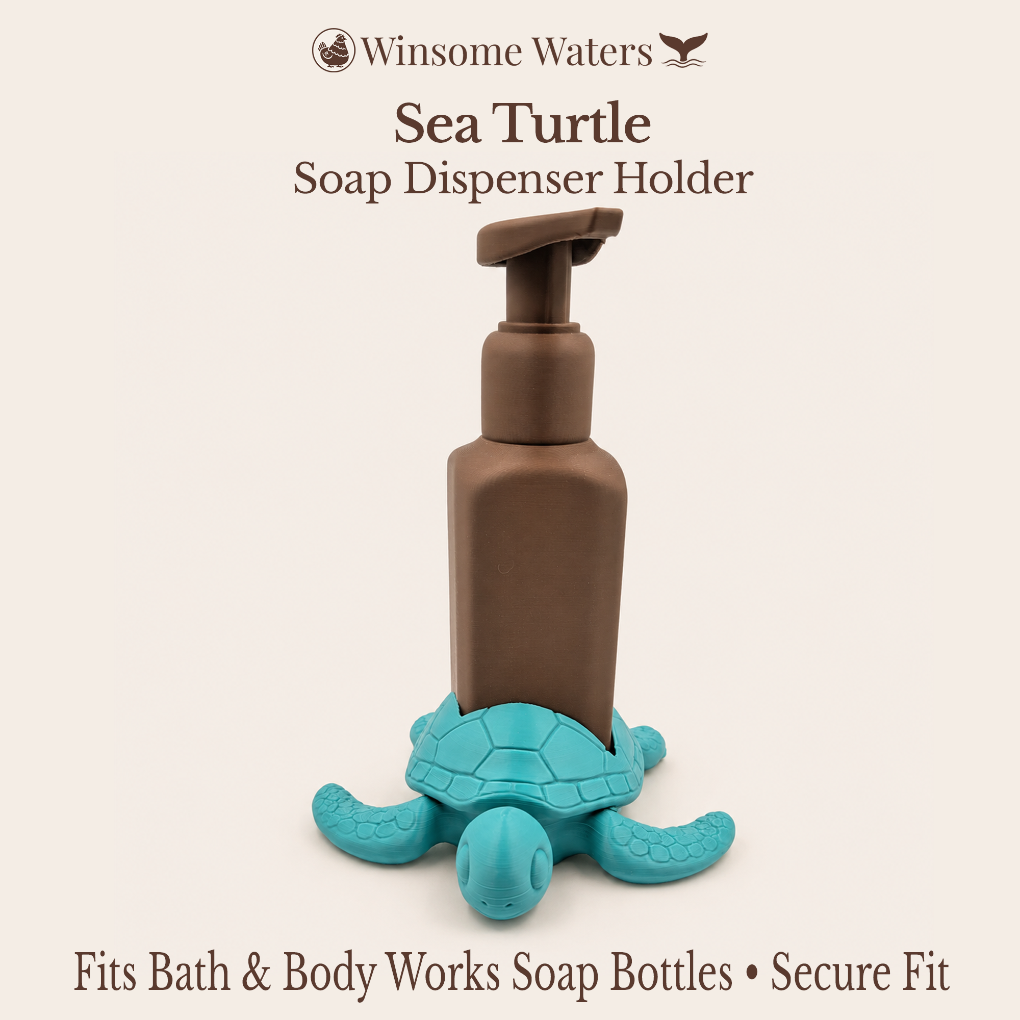 Sea Turtle - Winsome Waters Soap Dispenser Holder