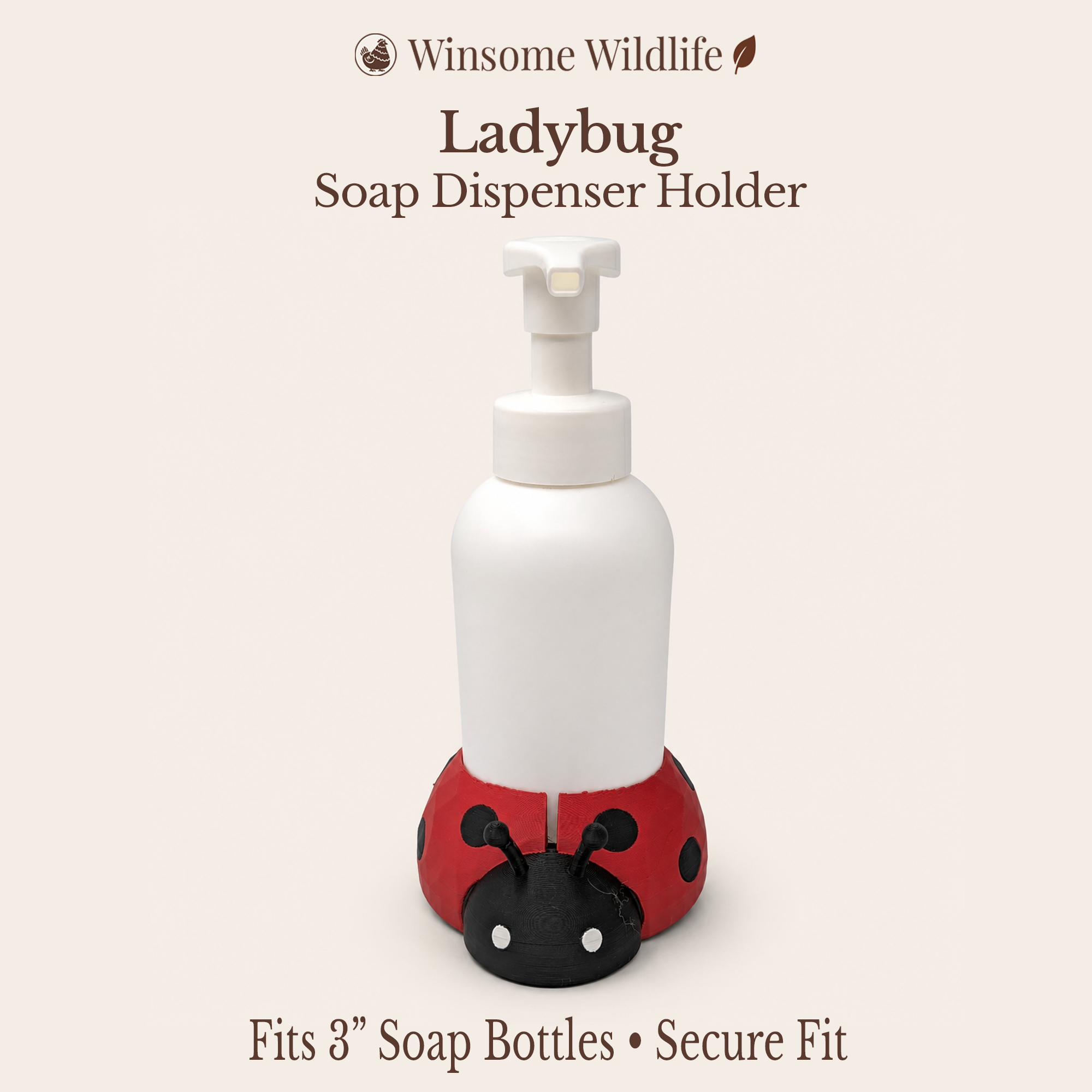Ladybug Universal Soap Holder - Winsome Wildlife