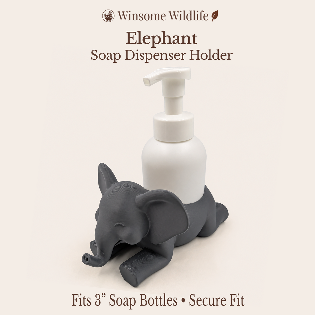 Elephant Universal Soap Holder - Winsome Wildlife