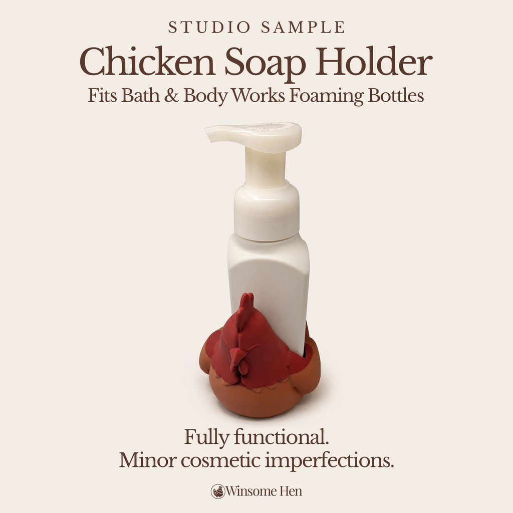 Chicken Soap Holder - Winsome Farm - Studio Sample