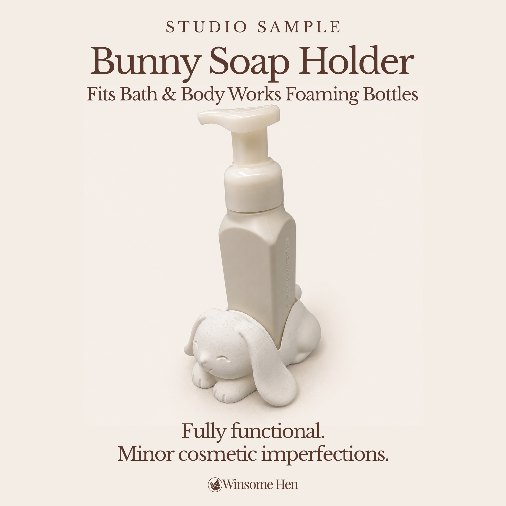 Bunny Soap Holder - Winsome Wildlife - Studio Sample