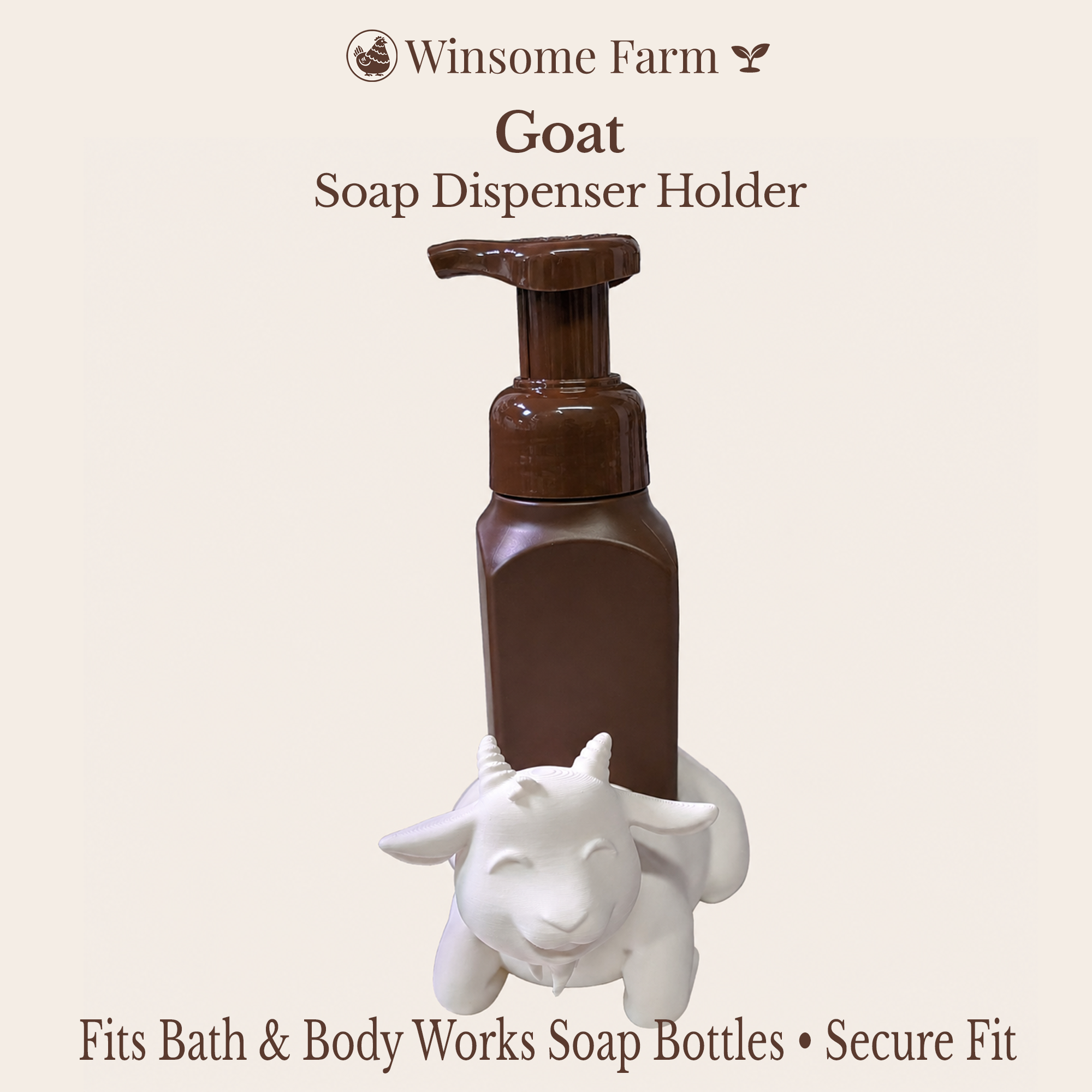 Goat Soap Holder - Bath & Body Works Holder - Winsome Farm