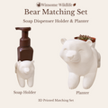 Bear Planter and Soap Holder Bundle - Winsome Wildlife