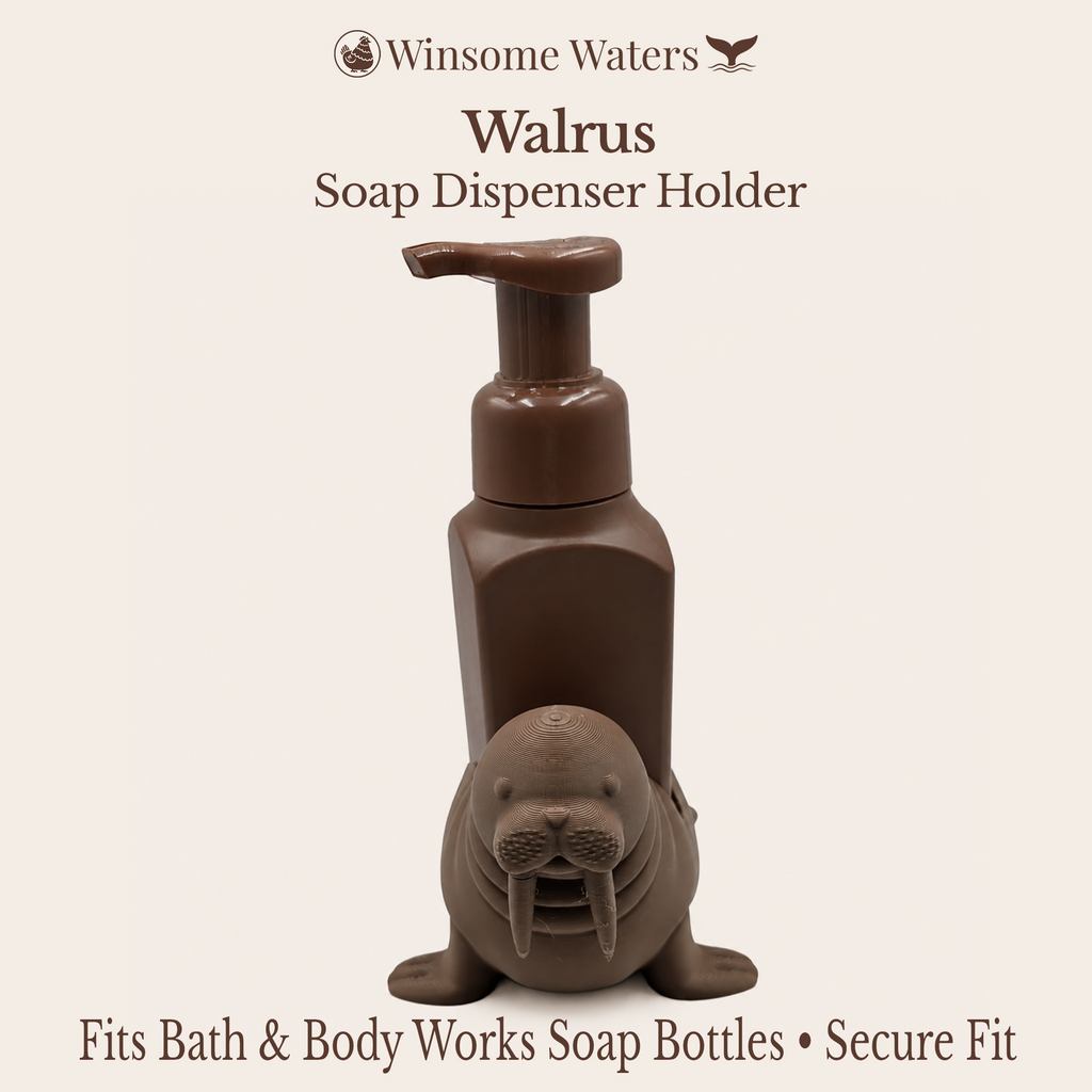 Walrus - Winsome Waters Soap Dispenser Holder