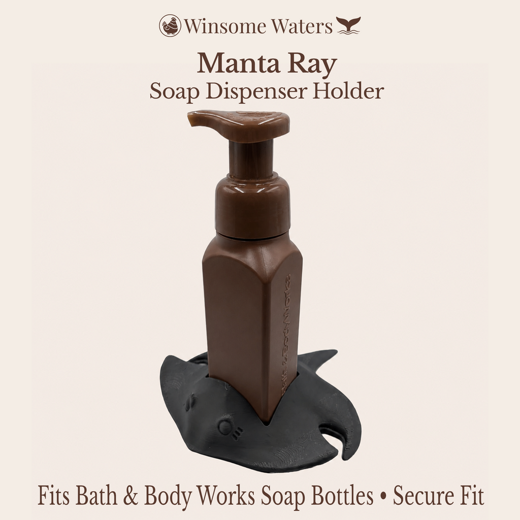 Manta Ray - Winsome Waters Soap Dispenser Holder