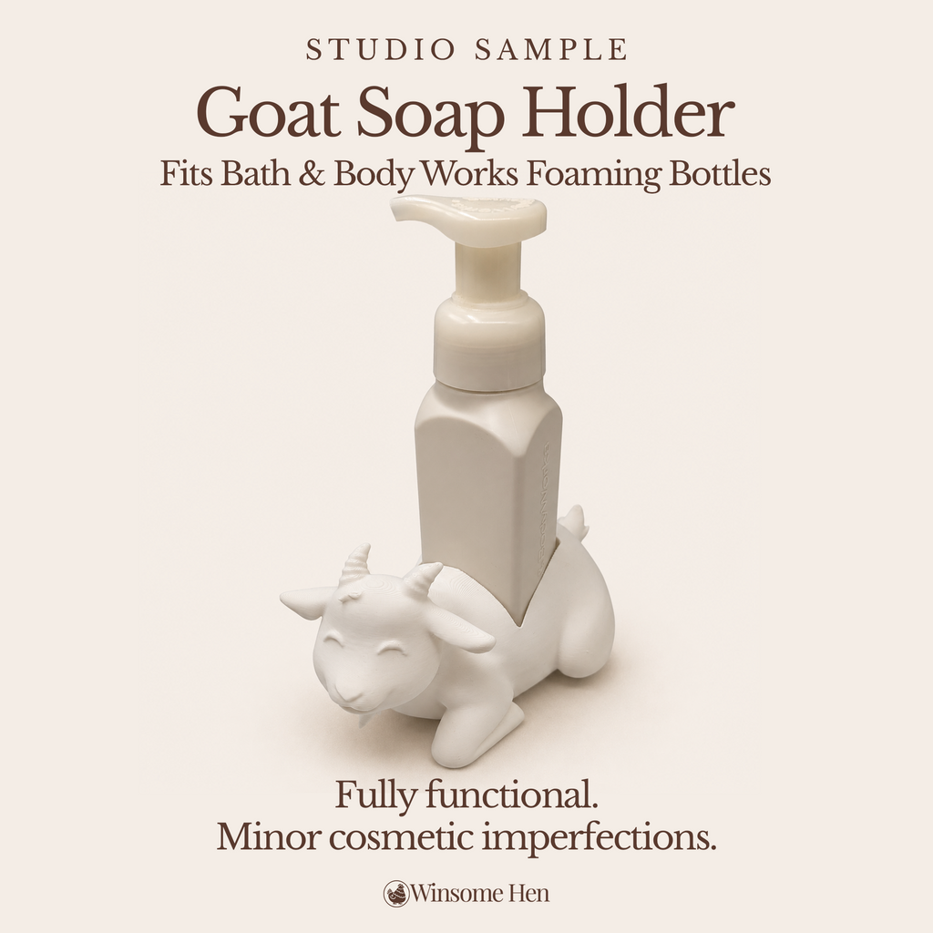 Goat Soap Holder - Winsome Farm - Studio Sample