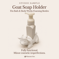 Goat Soap Holder - Winsome Farm - Studio Sample