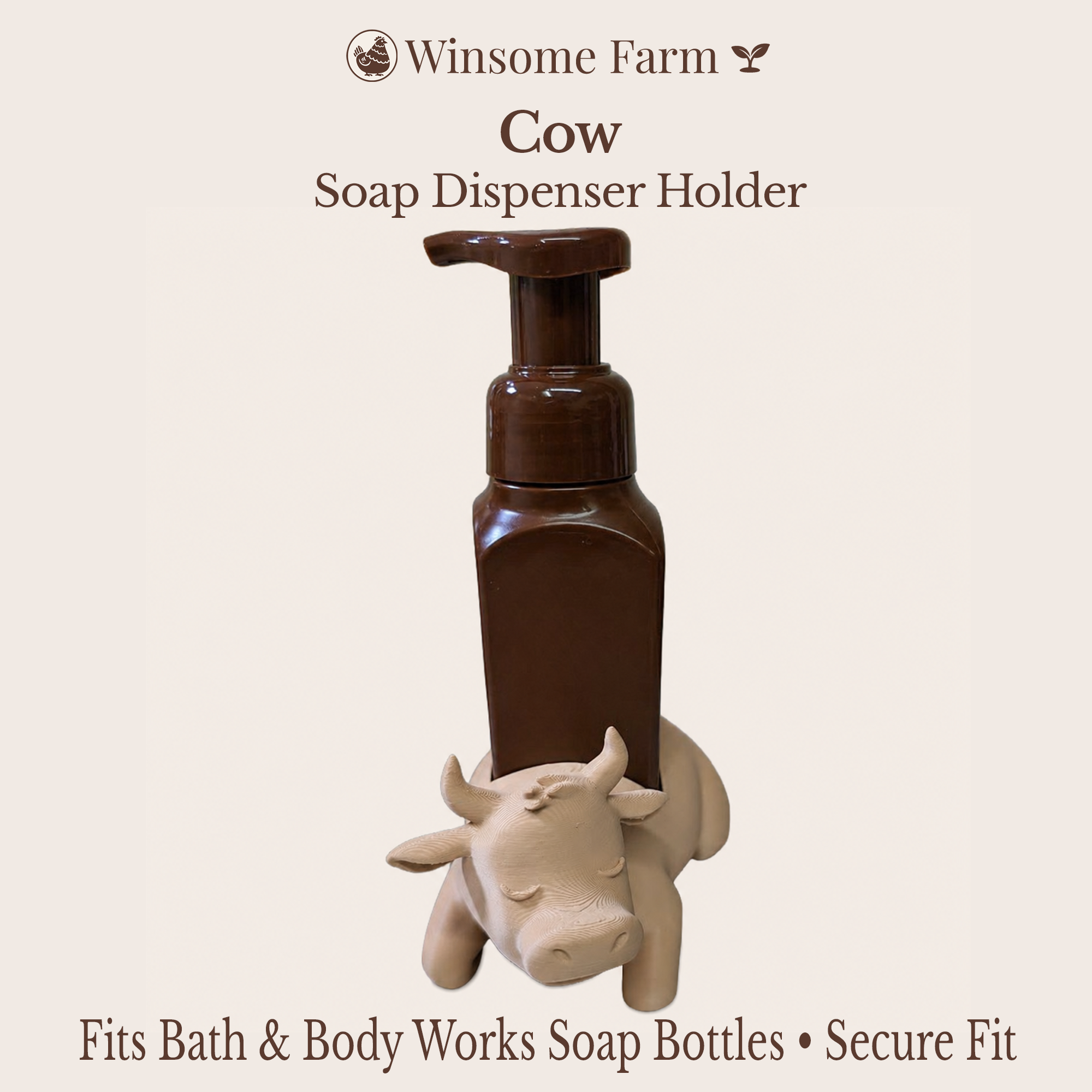 Cow Soap Holder - Bath & Body Works Holder - Winsome Farm