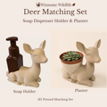 Deer Planter and Soap Holder Bundle - Winsome Wildlife