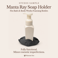 Manta Ray Soap Holder - Winsome Waters - Studio Sample (Grey, Current Sculpt)