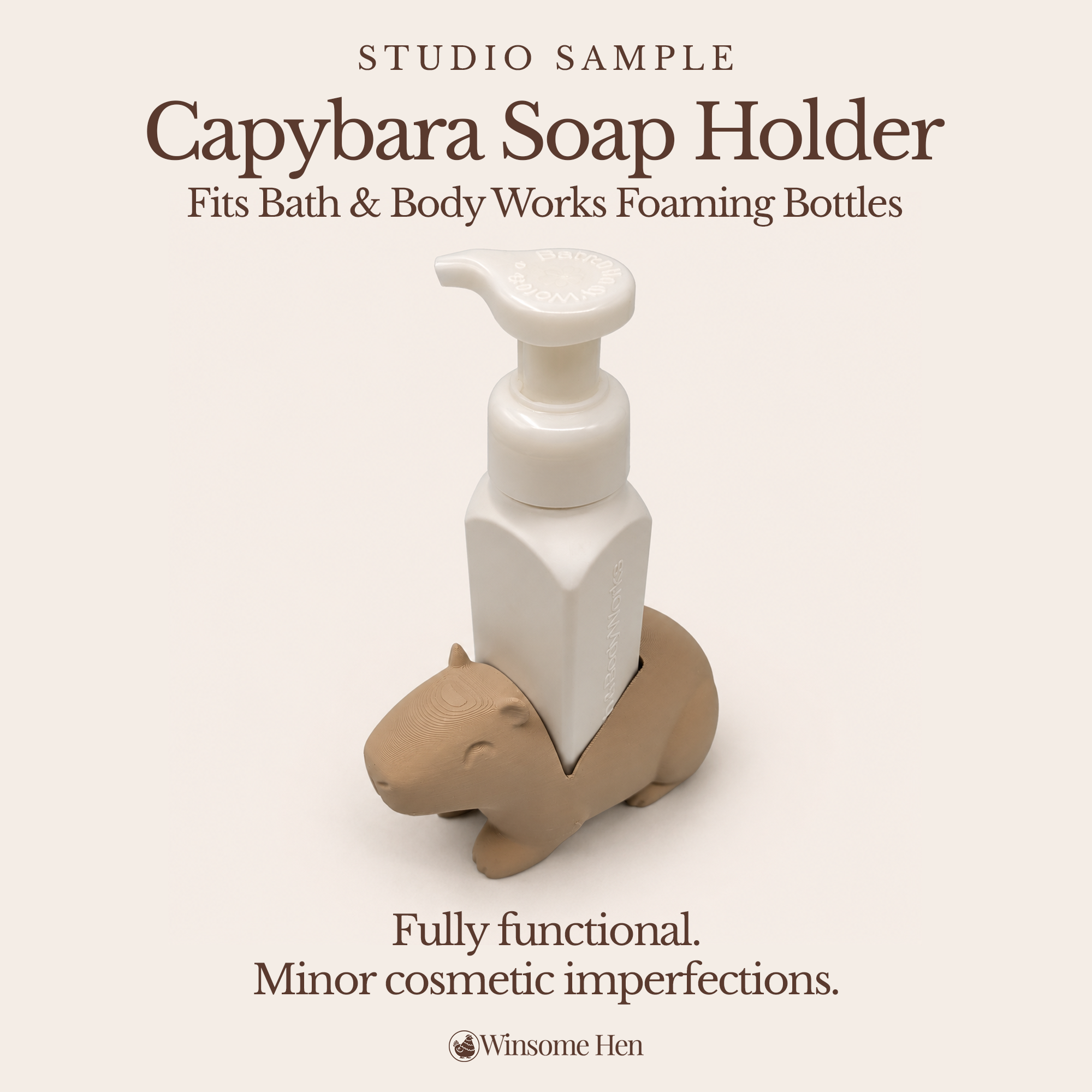 Capybara Soap Holder - Winsome Wildlife - Studio Sample
