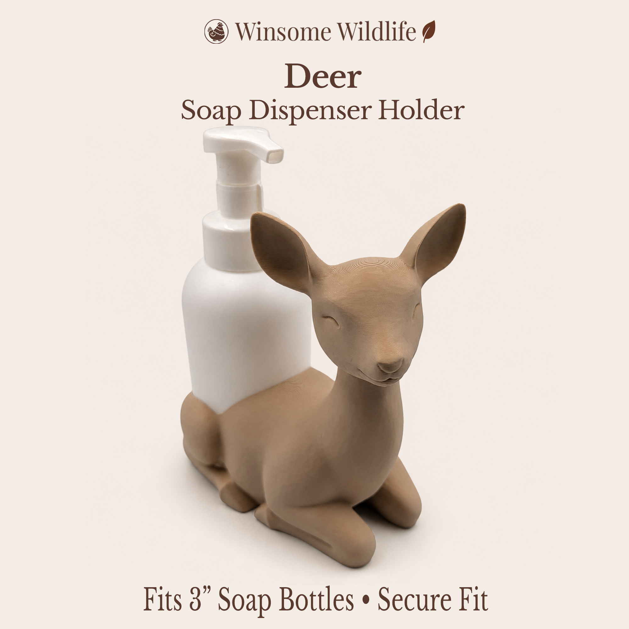 Deer Universal Soap Holder - Winsome Wildlife