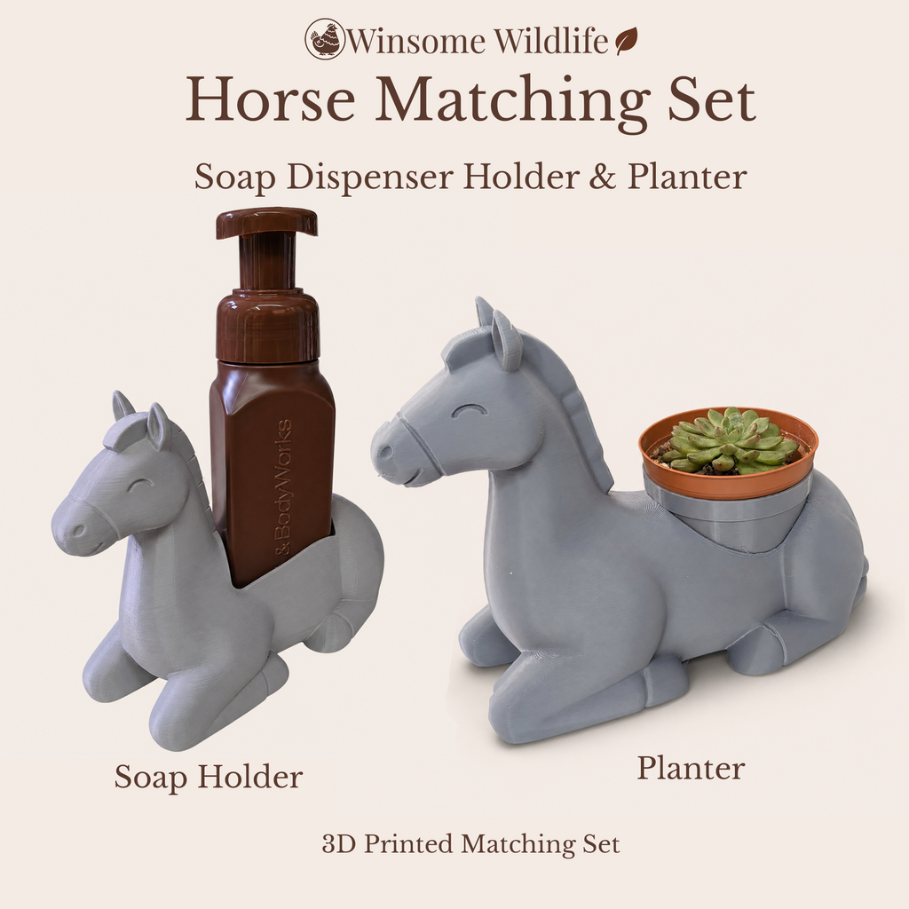 Horse Planter and Soap Holder Bundle - Winsome Farm
