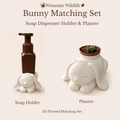 Bunny Planter and Soap Holder Bundle - Winsome Wildlife