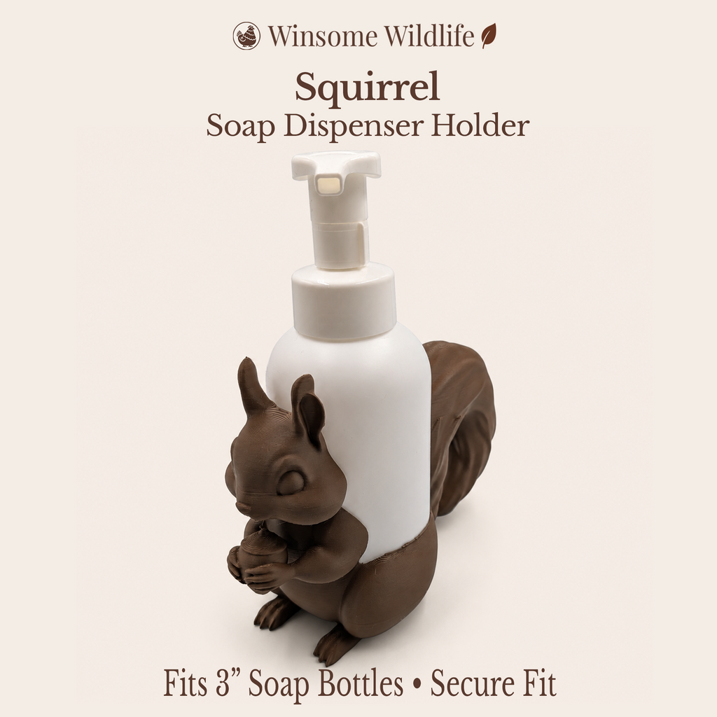 Squirrel Universal Soap Holder - Winsome Wildlife