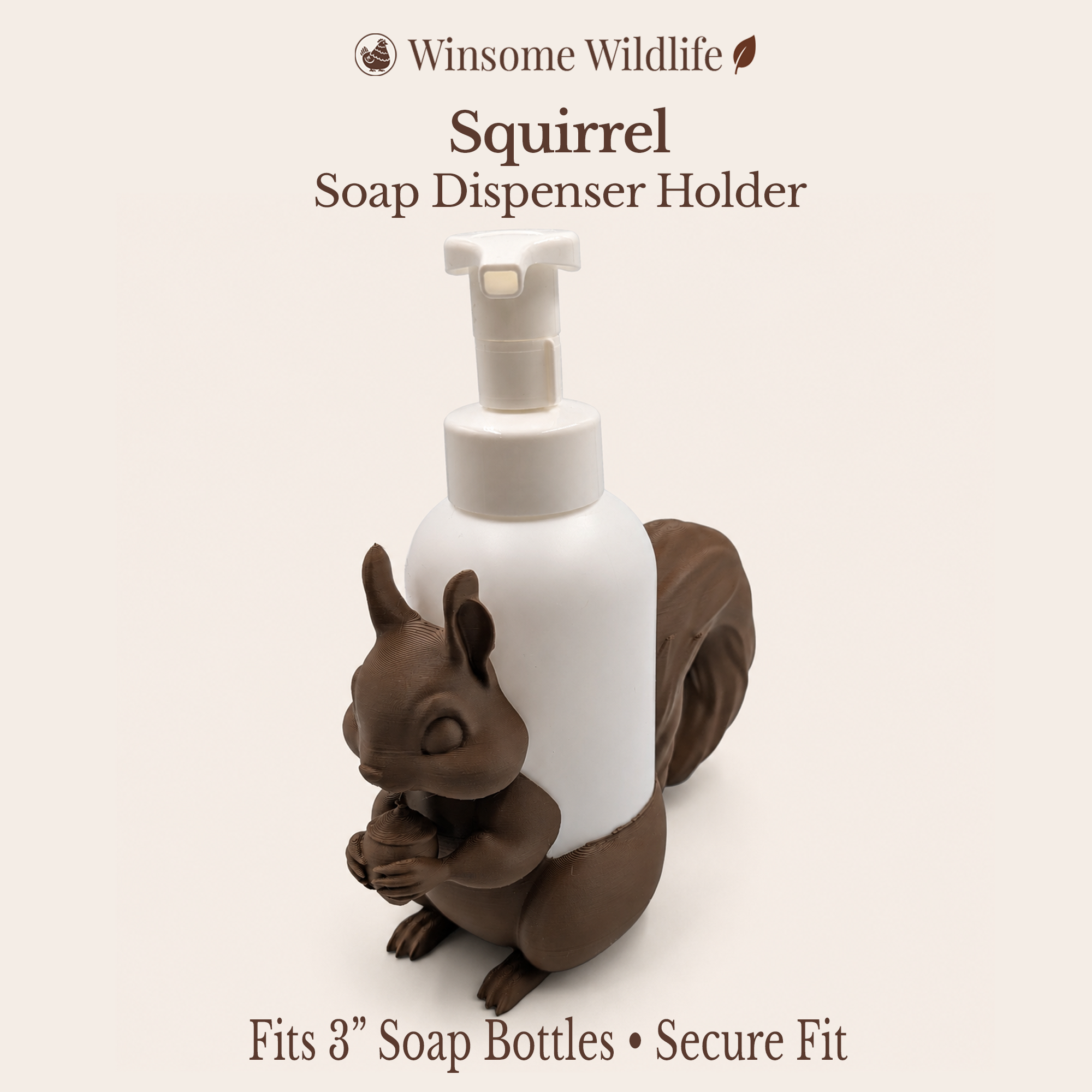 Squirrel Universal Soap Holder - Winsome Wildlife