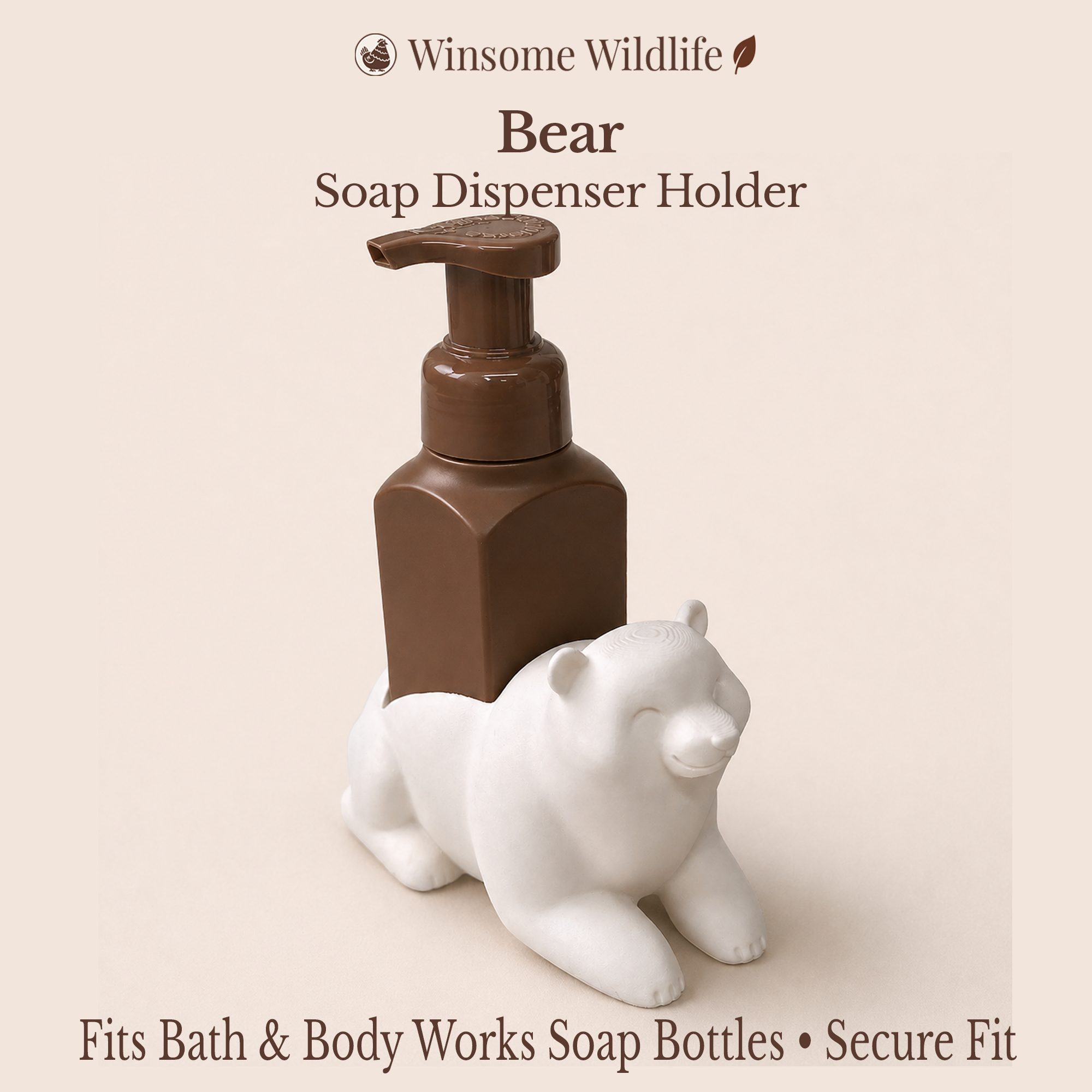 Bear Soap Holder - Bath & Body Works Holder - Winsome Wildlife