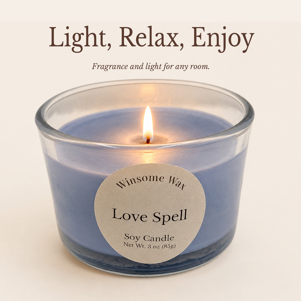 Signature Collection - 3 oz Soy Candle - Hand Poured Candle with Bamboo Lid
