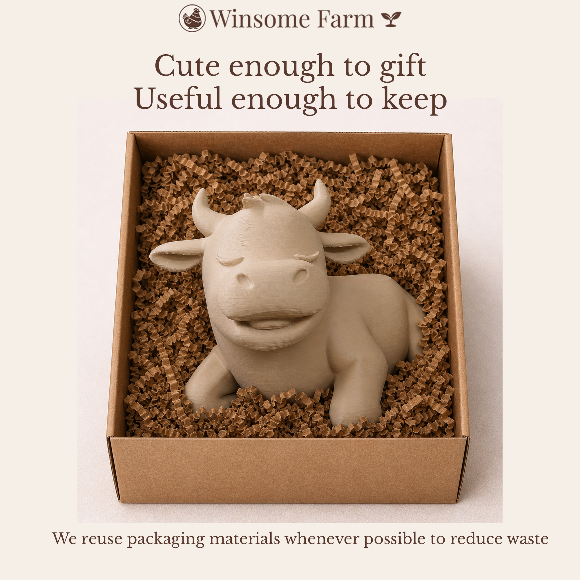 Cow Planter - Winsome Farm