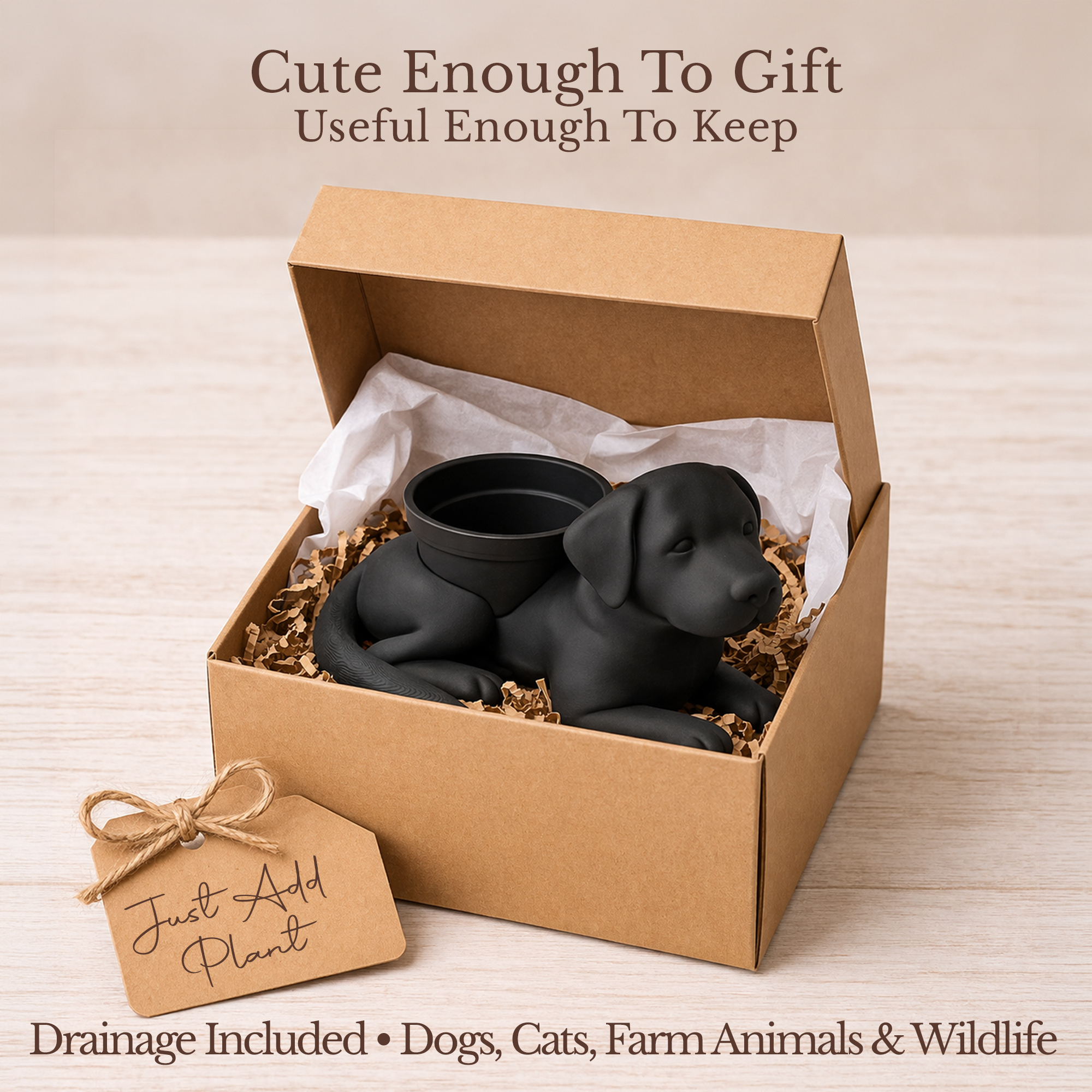 Basset Hound Planter - Winsome Wags
