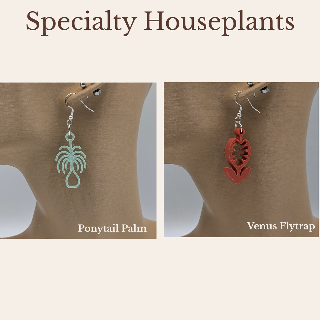 Houseplant Earrings