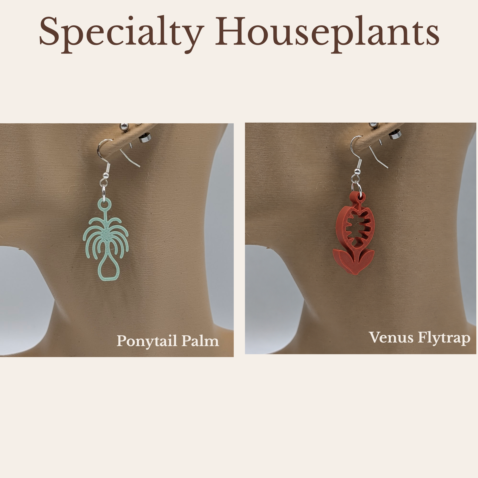 Houseplant Earrings