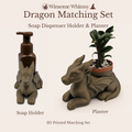 Dragon Planter and Soap Holder Bundle - Winsome Whimsy