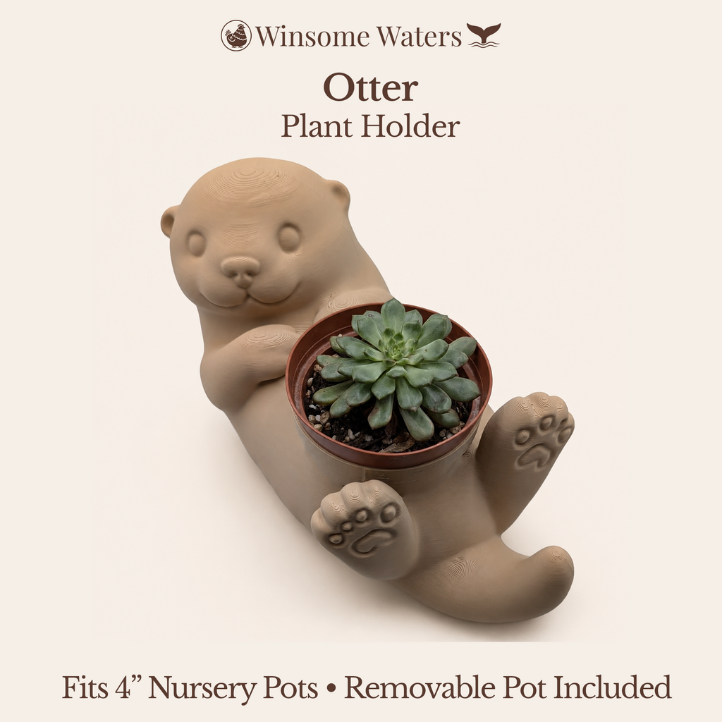 Otter Planter - Winsome Waters Planters