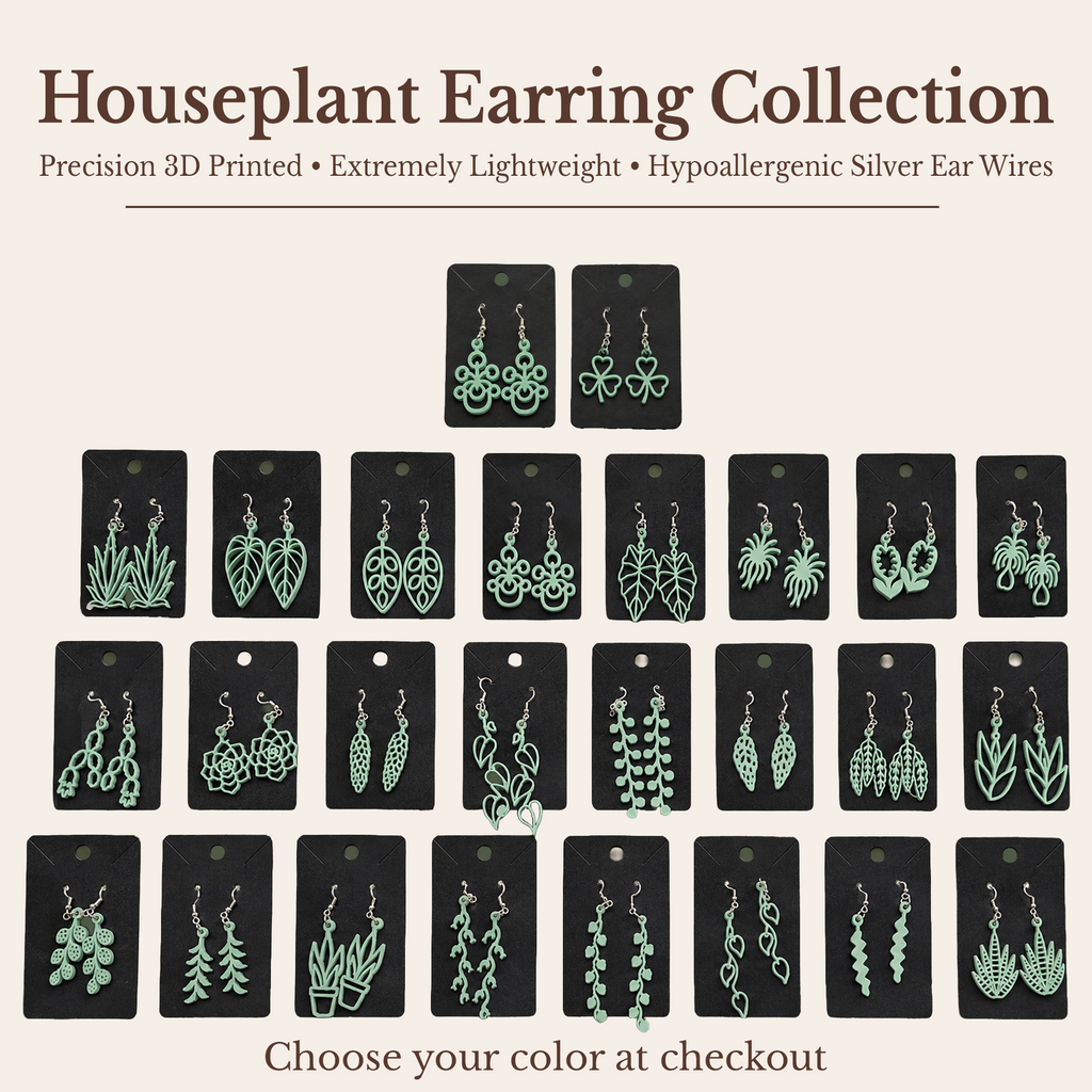 Houseplant Earrings