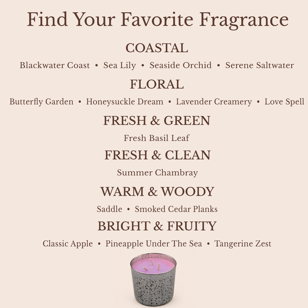 Signature Collection - 17 oz Soy Candle - Hand Poured Candle with Bamboo Lid