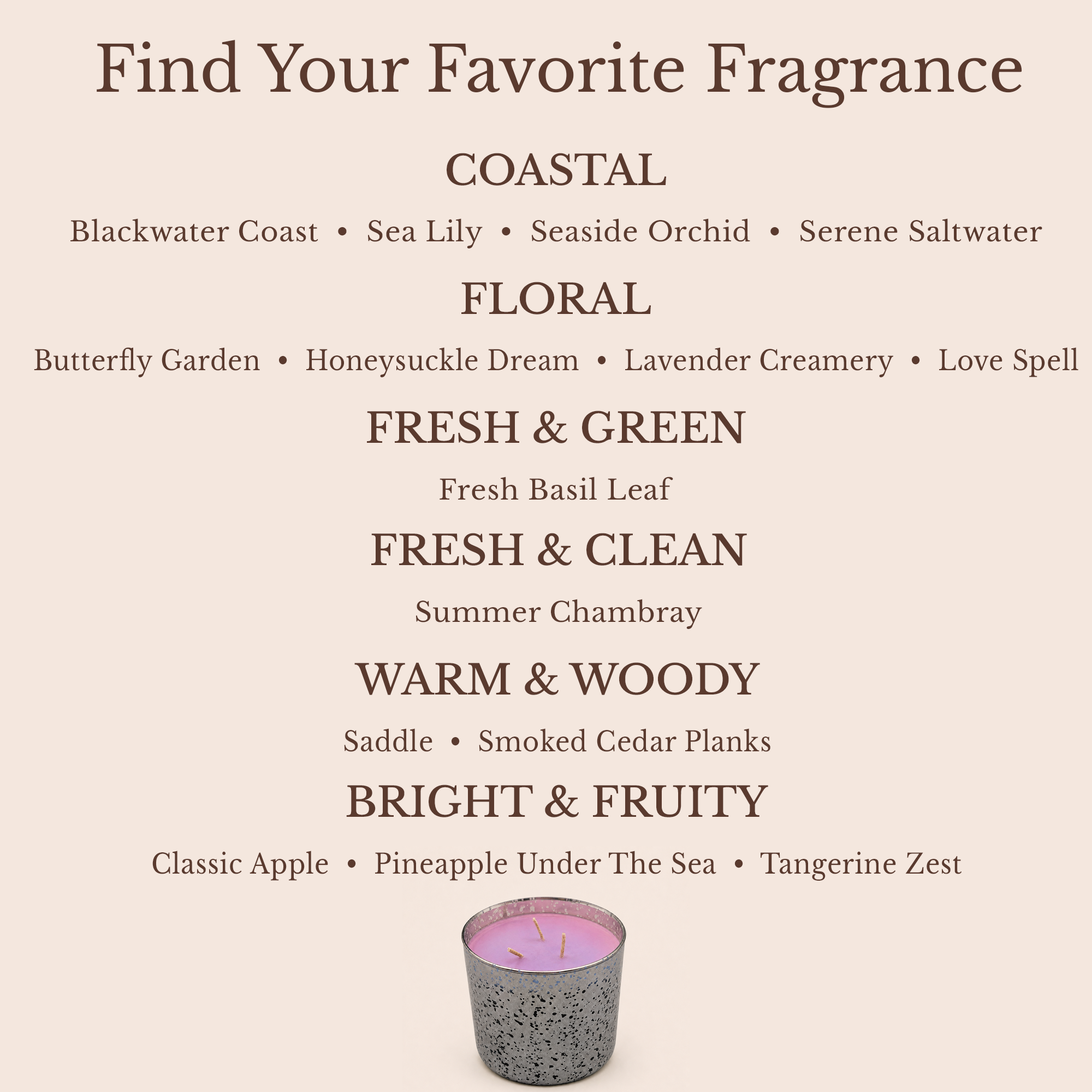 Signature Collection - 17 oz Soy Candle - Hand Poured Candle with Bamboo Lid