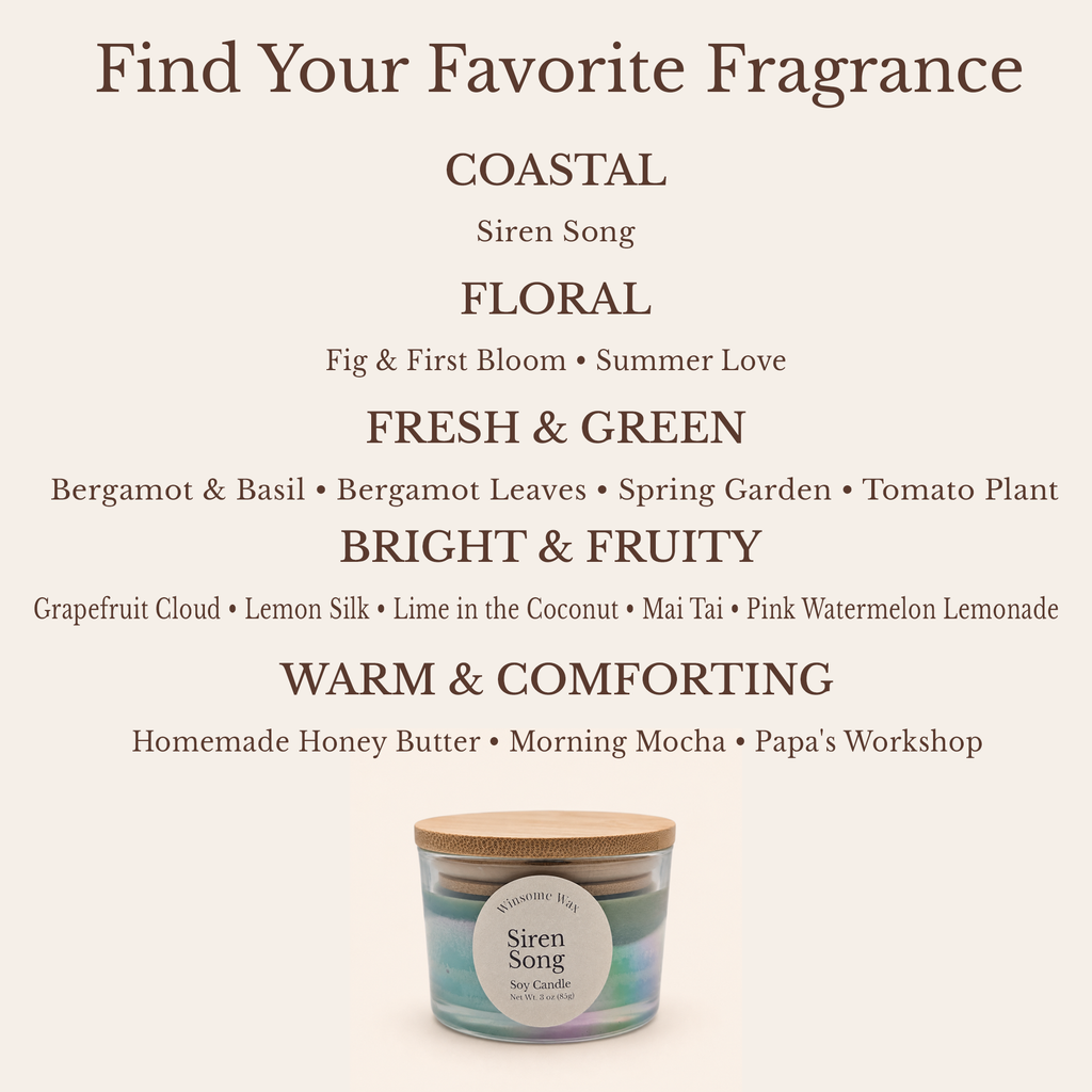 Small Batch 3 oz Soy Candle - Choose Your Fragrance - Limited Quantities