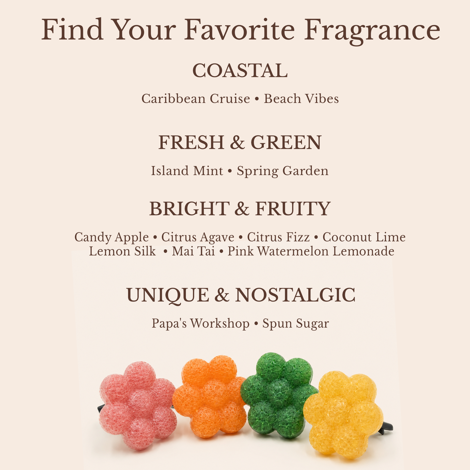 Small Batch Vent Clip Air Fresheners - Limited Fragrance Collection