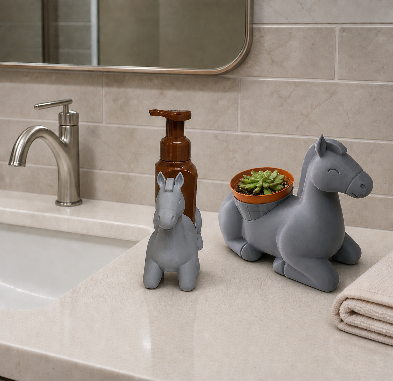 Horse Planter and Soap Holder Bundle - Winsome Farm