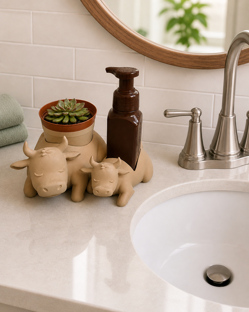 Cow Planter and Soap Holder Bundle - Winsome Farm