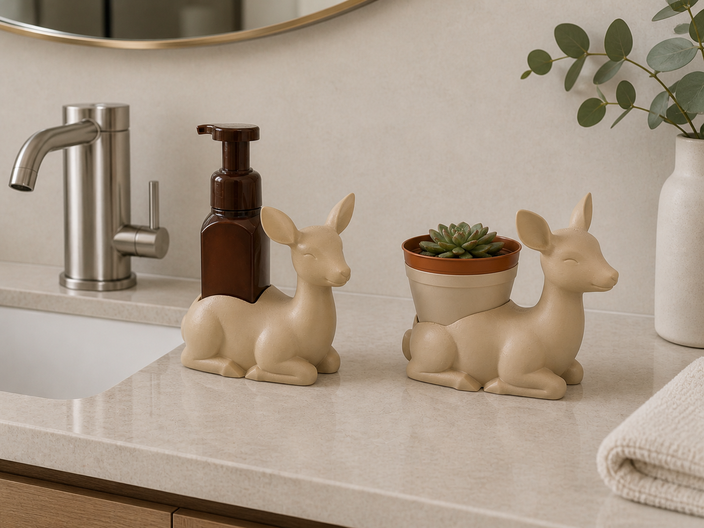 Deer Planter and Soap Holder Bundle - Winsome Wildlife